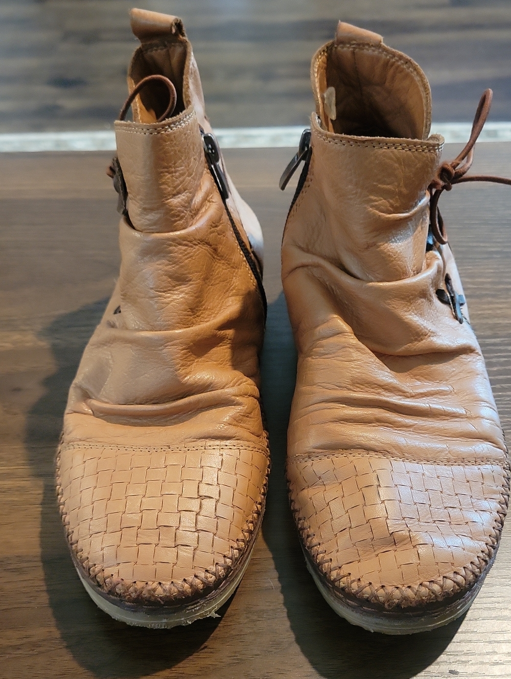 Spring Step Style, POMEROYA leather bootie Camel SZ 39 - Picture 2 of 9